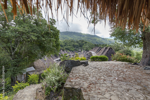 View ofthe Bena traditional village in Flores, Indonesia. photo