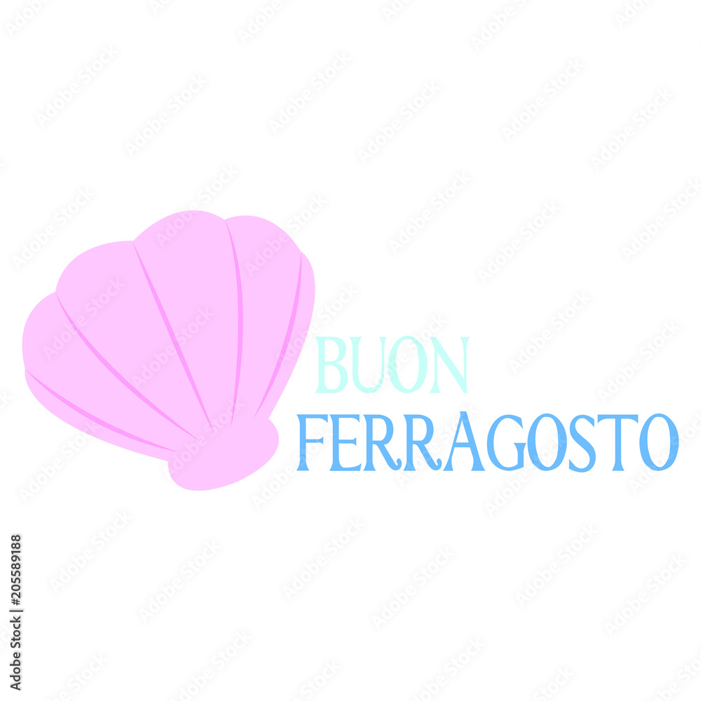 Obraz premium Buon Ferragosto background