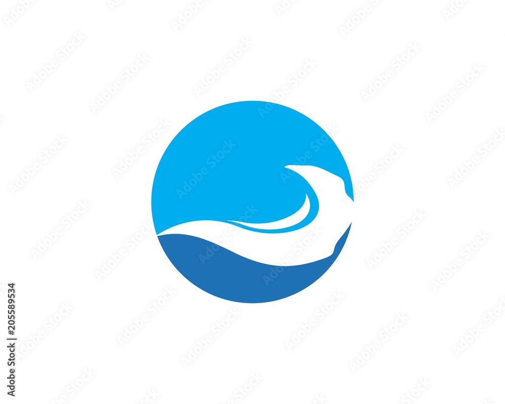 Water Wave symbol and icon Logo Template Water Wave symbol and icon Logo Template