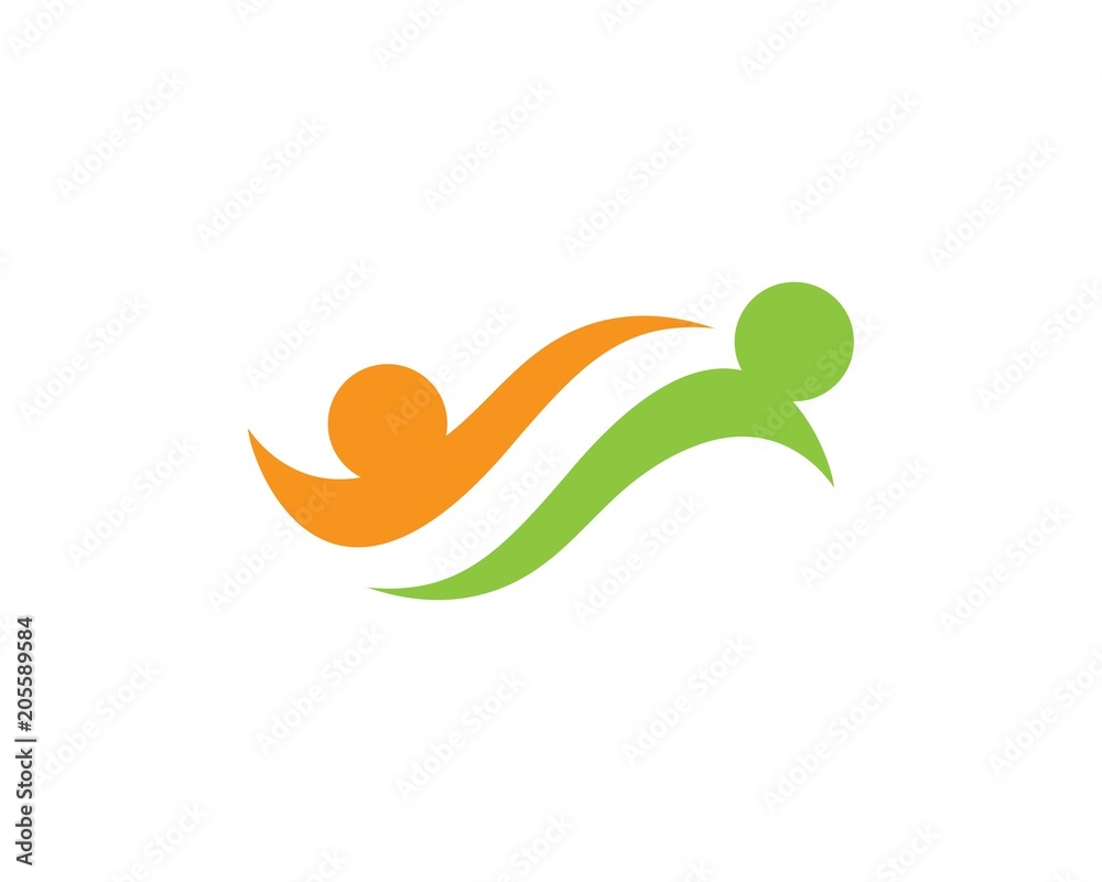 community care Logo template community care Logo template