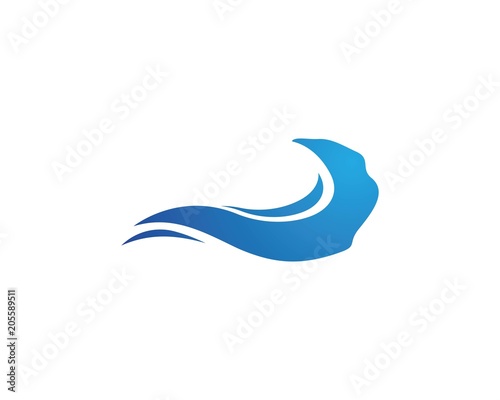 Free Download Water Wave symbol and icon Logo Template - GFXLoad