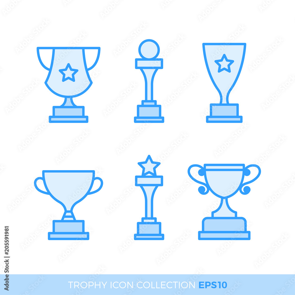 Set of premium award icons. eps10 vector illustration Set of premium award icons. eps10 vector illustration