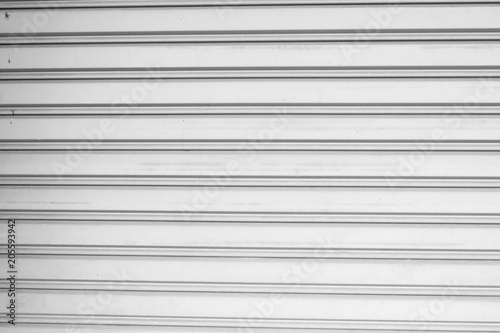 White panel steel wall background