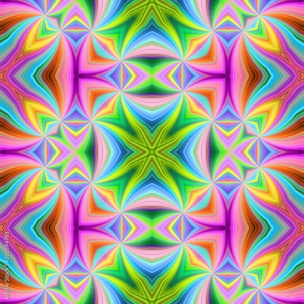 Merry cheerful colors seamless happy rainbow colorful pattern design