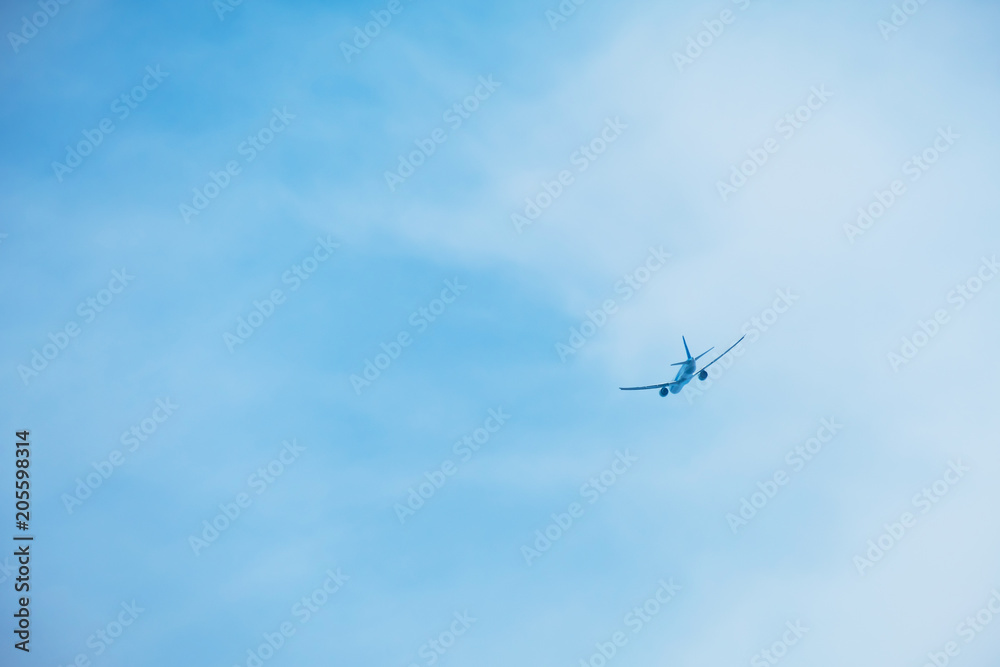 旅客機・飛行機・青空 旅客機・飛行機・青空
