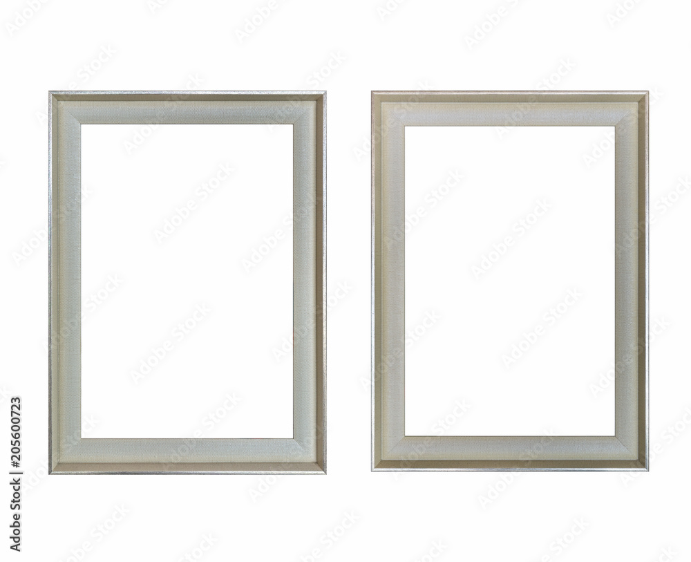 blank picture frame isolated