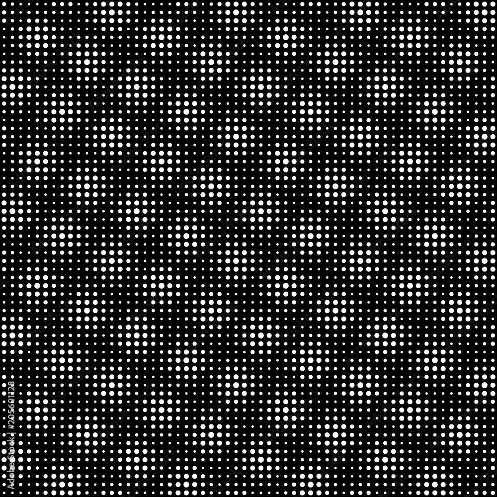 spoted crosses. vector seamless pattern. black and white background. monochrome image