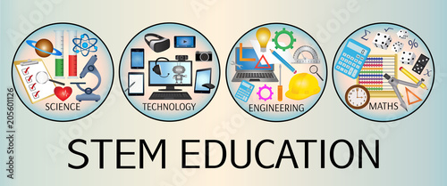 STEM Education icon banner