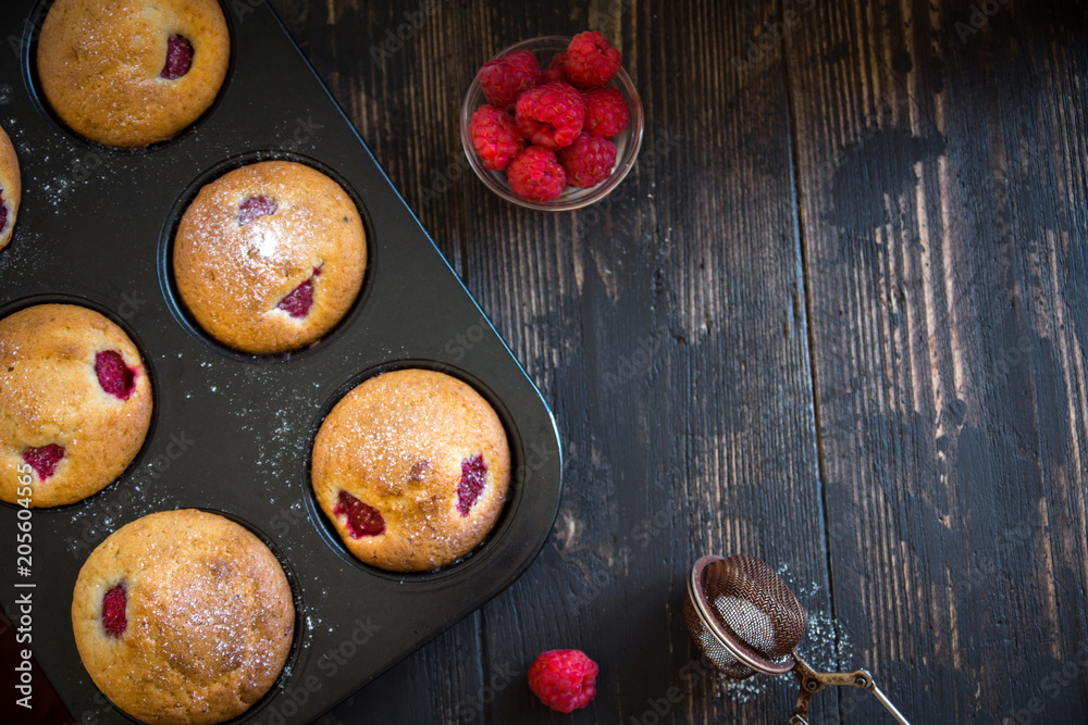 Raspberry Muffins