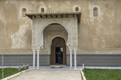  Entrance to the Mechouar Palace or the Zianide Royal Palace in Tlemcen, Algeria photo