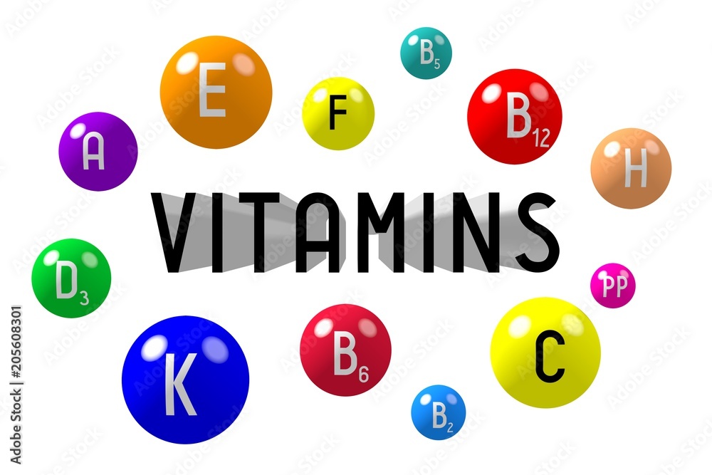 Vitamins concept Vitamins concept