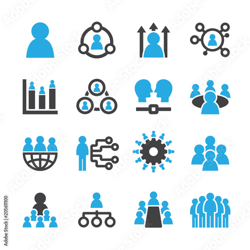 Business Man icon set 
