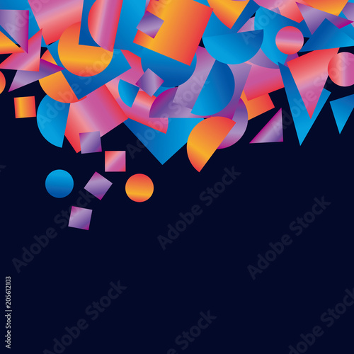 Colorful geometric vector e...