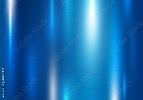 Blue metal texture background vector illustration photo