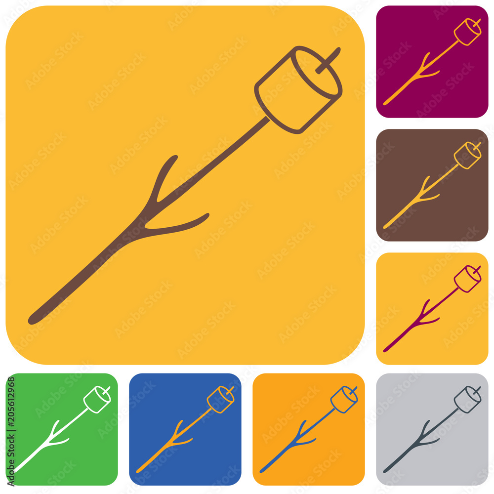 Zephyr on skewer icon