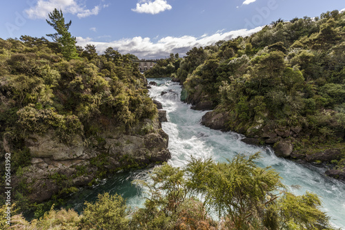 Aratiatia Dam on the Waikato River  New Zealand