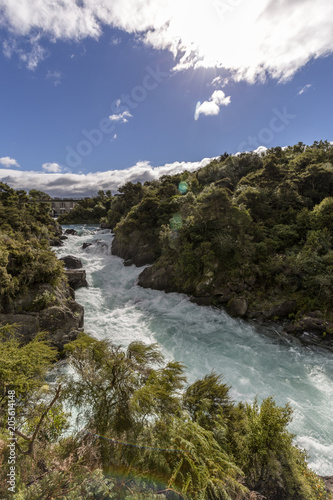 Aratiatia Dam on the Waikato River, New Zealand