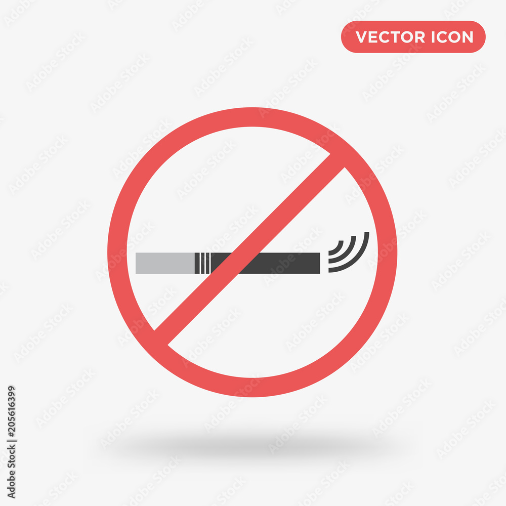 Dont smoke icon isolated on white background Dont smoke icon isolated on white background