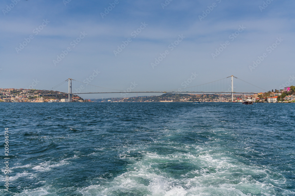 Bosphorus bridge , Istanbul   Turkey