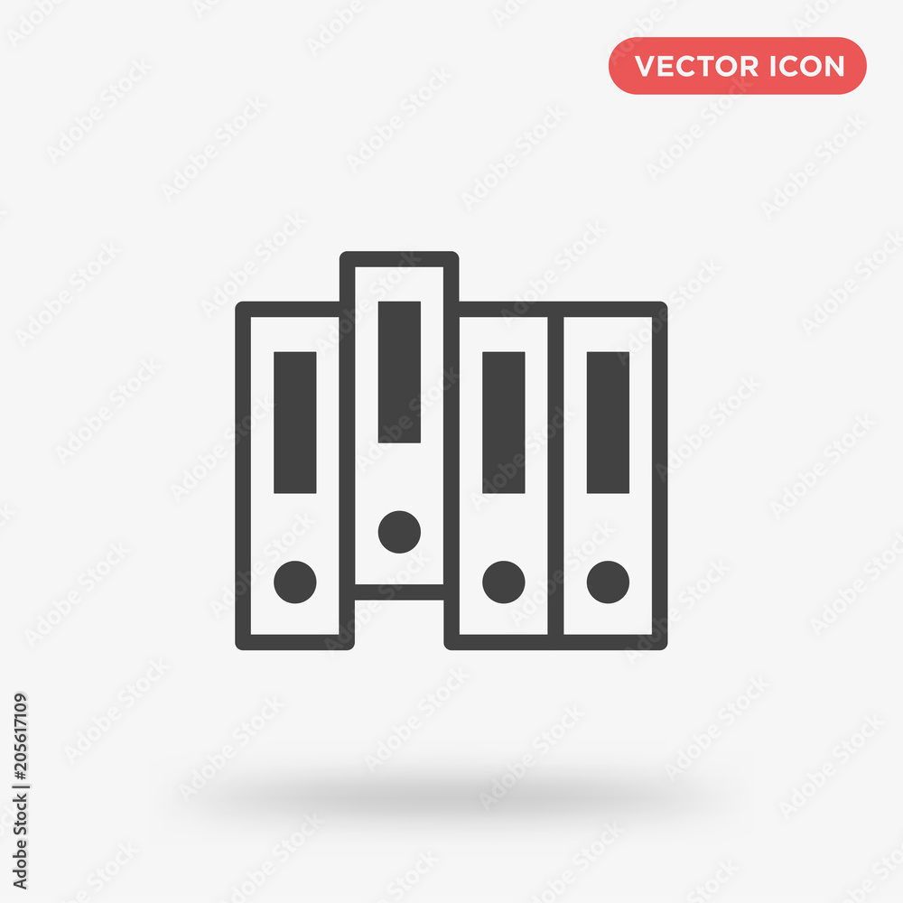 Folders icon isolated on white background Folders icon isolated on white background