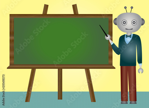 Robot teacher vector