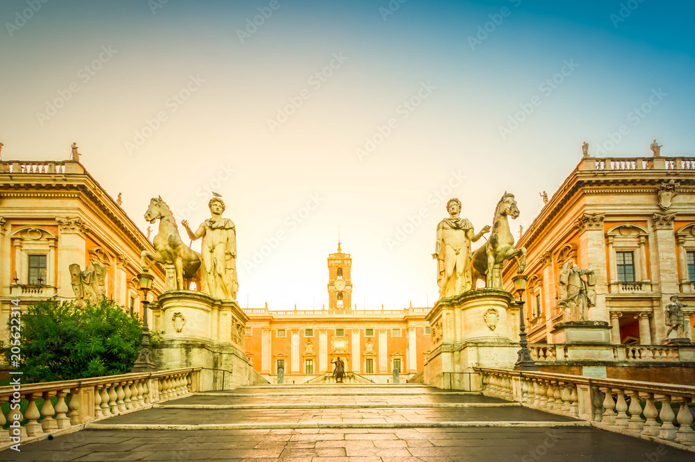 Obraz premium Campidoglio square in Rome, Italy