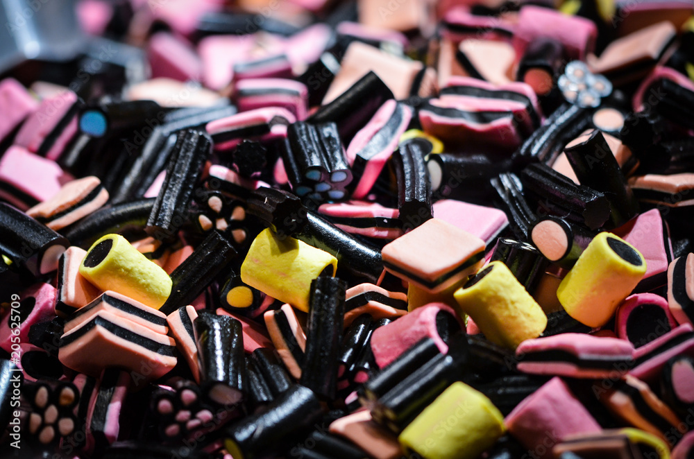 artisanal candies within the candy shop in Prague