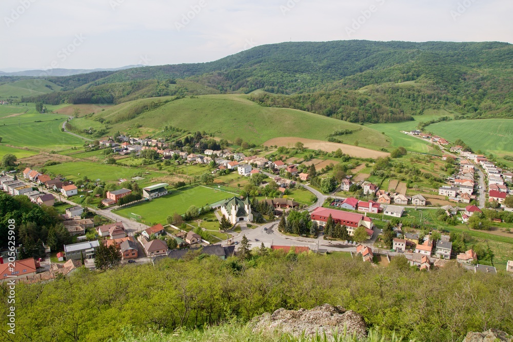 View of Hajnacka, Slovakia