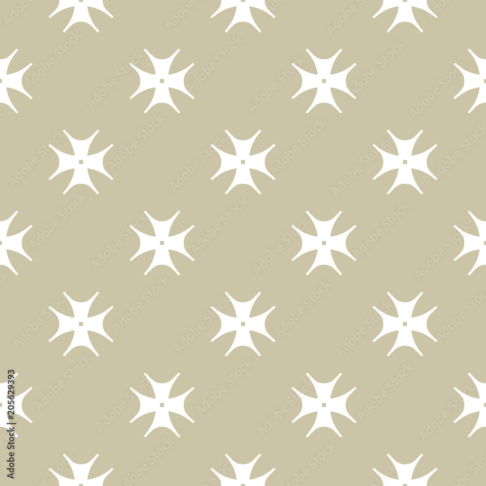 Vector golden floral seamless pattern. Luxury abstract geometric background Vector golden floral seamless pattern. Luxury abstract geometric background
