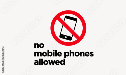 No Mobile Phones Allowed Sticker Sign in Flat Modern Style Design Free Download No Mobile Phones Allowed Sticker Sign in Flat Modern Style Design - GFXLoad