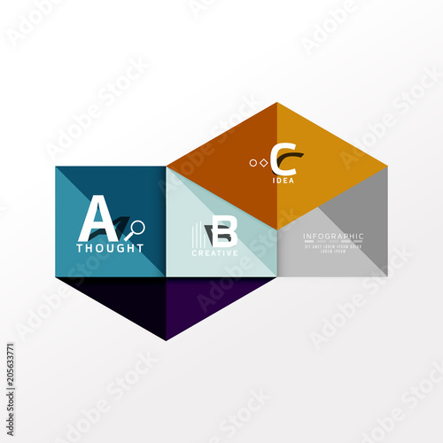 Free Download Infographic option banner - GFXLoad
