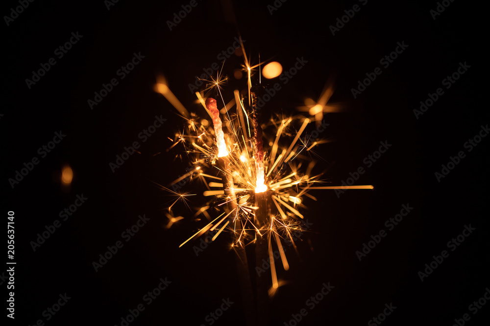 Fire caused by Sparklers
