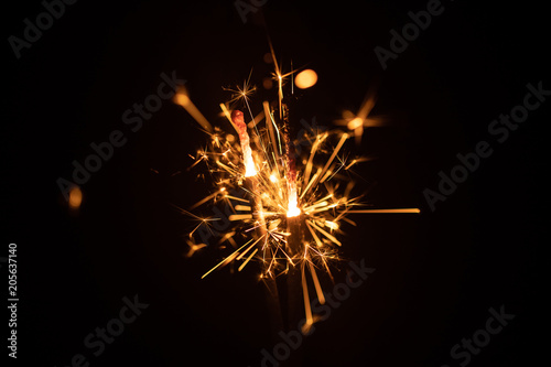 Fire caused by Sparklers