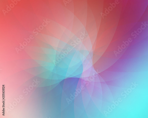 Abstract vector background composed of simple elements