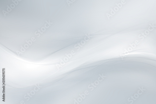 Elegant white gray modern bright waves art. Blurred pattern effect background. Abstract creative graphic.