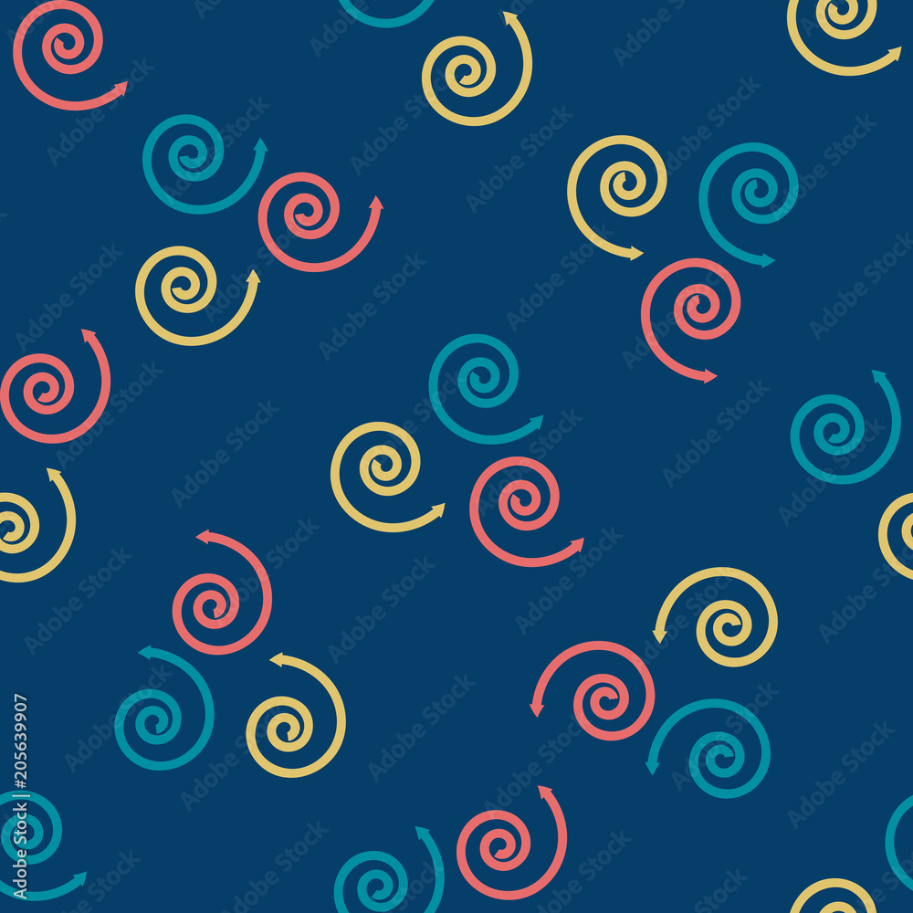 Seamless arrow pattern. Endless geometrical background. Contemporary design. Vector illustration.