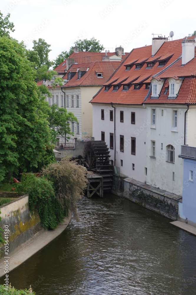 Obraz premium Wassermühle in Prag