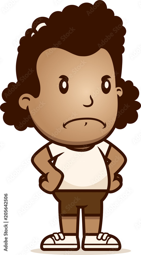 Cartoon Girl Angry Cartoon Girl Angry