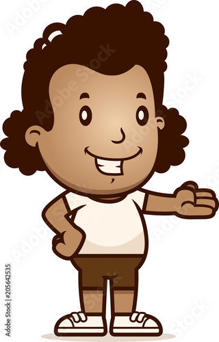 Cartoon Girl Presentation