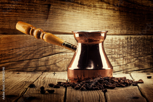 coffee beans and turk photo