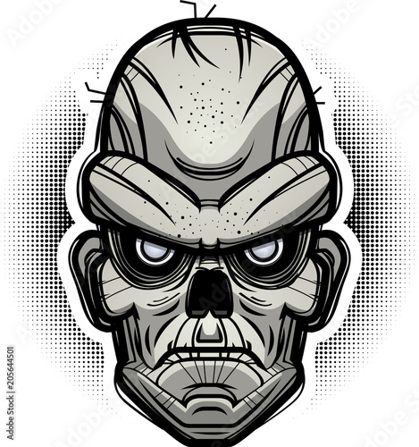 Evil Zombie Illustration