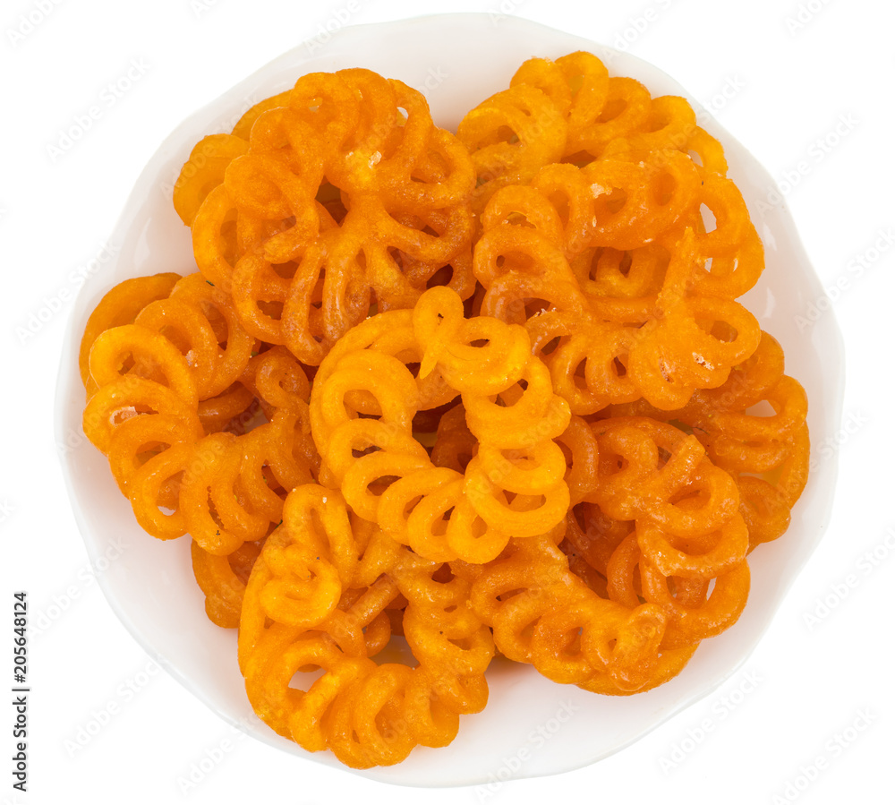 Indian Sweet Food Imarti Also Know as Amriti, Omriti, Jahangir, Jalebi ...