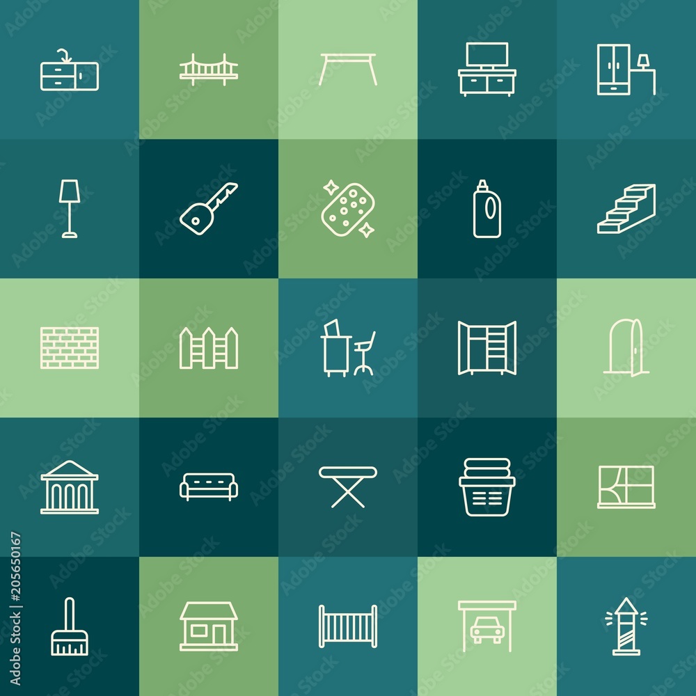 Modern Simple Set of buildings, furniture, housekeeping Vector outline Icons. Contains such Icons as landscape, home, small, paint, art and more on green background. Fully Editable. Pixel Perfect. Modern Simple Set of buildings, furniture, housekeeping Vector outline Icons. Contains such Icons as landscape, home, small, paint, art and more on green background. Fully Editable. Pixel Perfect.
