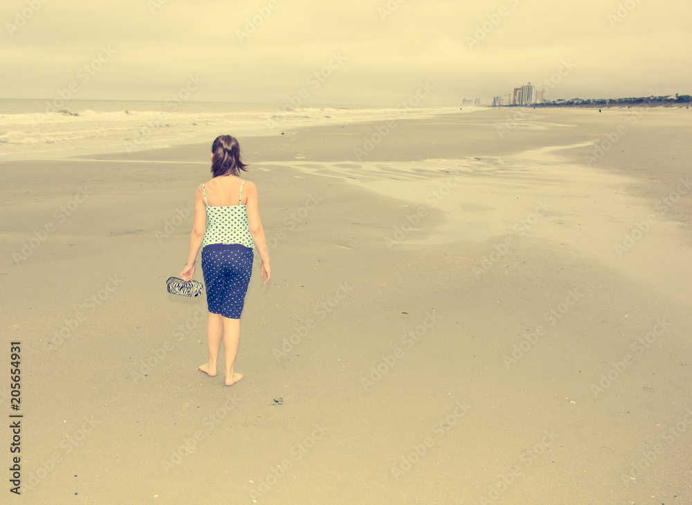 Cloudy Beach Day