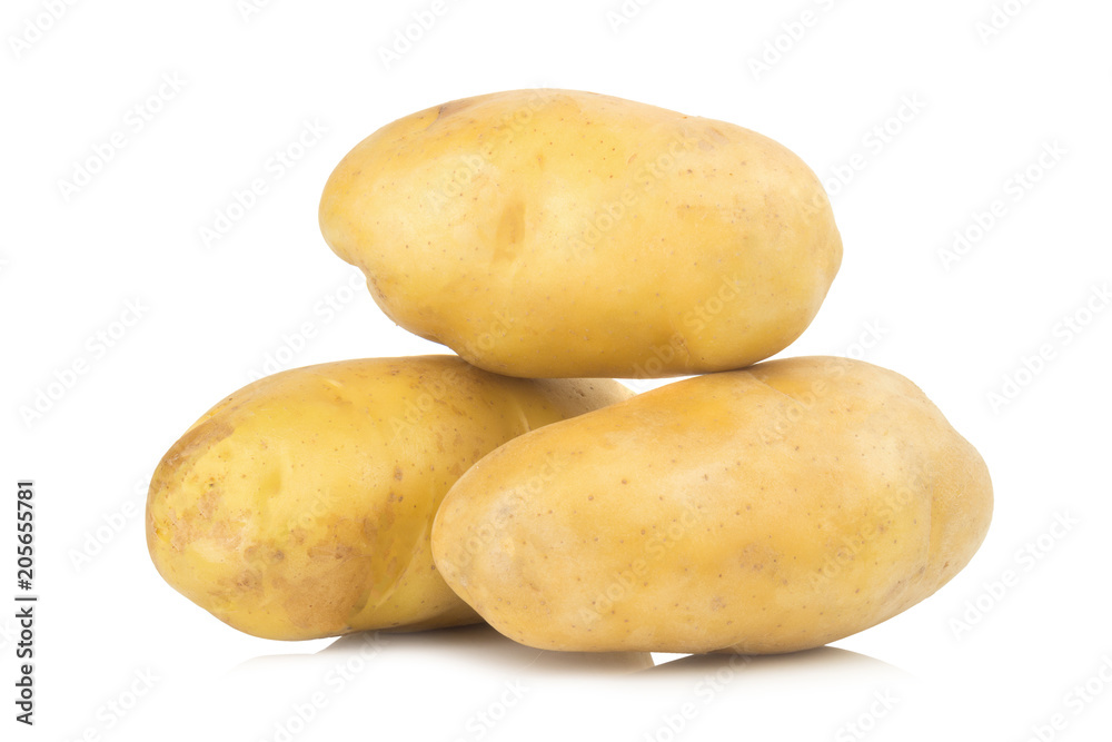 Potato isolated on white background