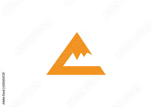 Mountain Peak Simple Triangle