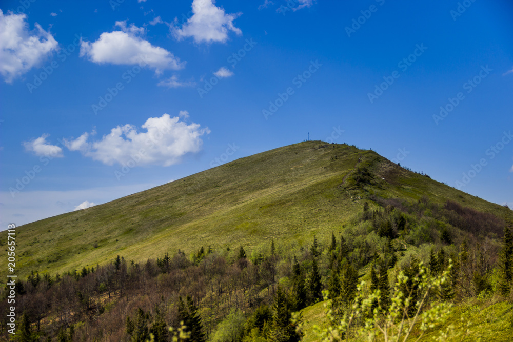 the Parashka mountain, national park Skolevski beskidy, Lviv region of Western Ukraine