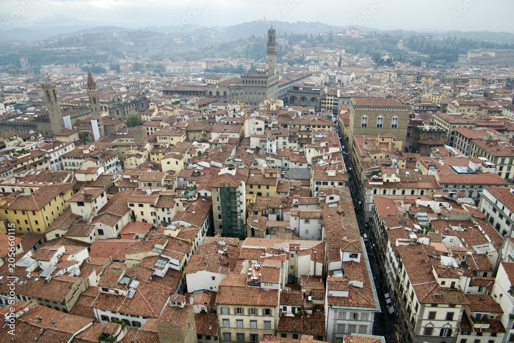 フィレンツェ　ドゥオーモのある風景
