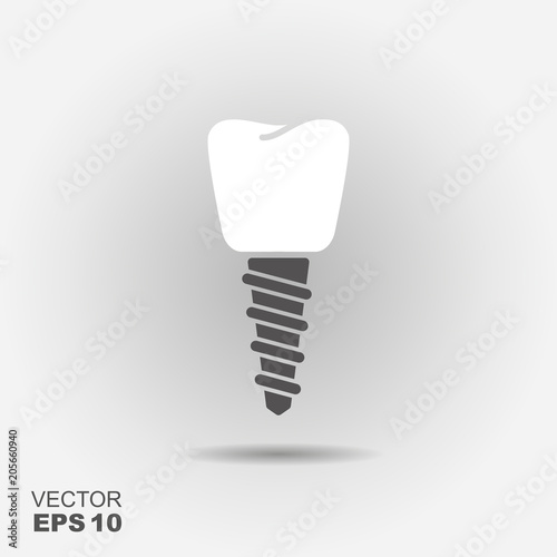 Dental implant icon