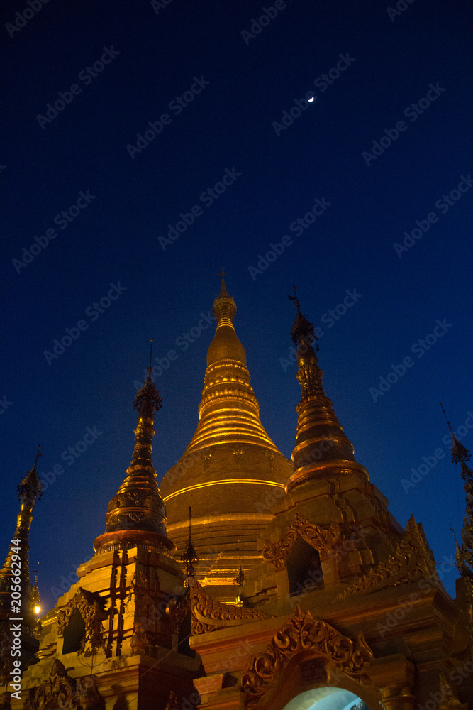 Night Stupas Night Stupas